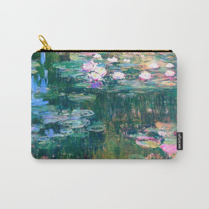water lilies : Monet Carry-All Pouch