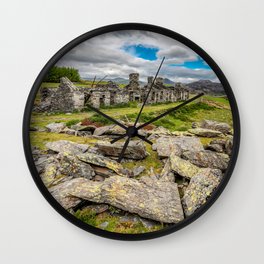 Rhos Quarry Cottages Snowdonia Wall Clock