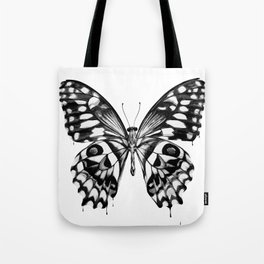 black butterfly Tote Bag
