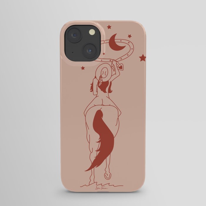 Fanny Ropes the Moon iPhone Case