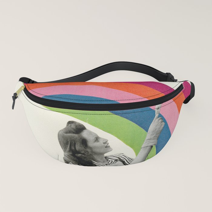 fanny pack rainbow