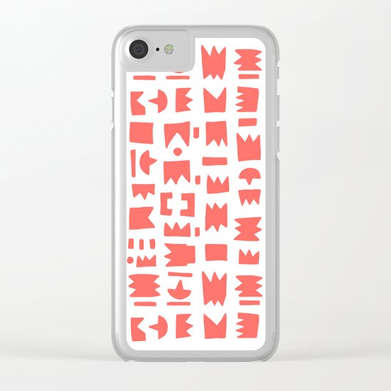 Pattern v6 Clear iPhone Case