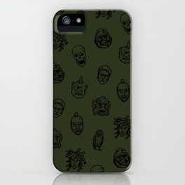 Little Monsters (green) iPhone Case