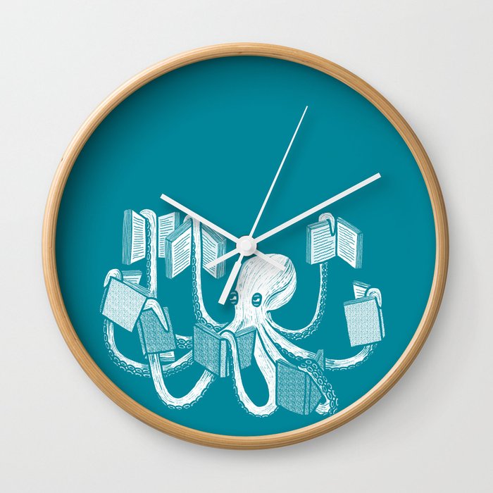 Armed With Knowledge Wall Clock
