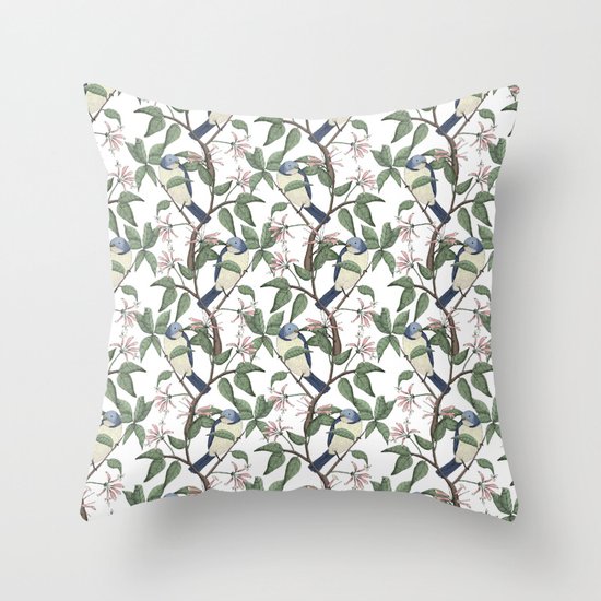 Bird Spotting Throw Pillow