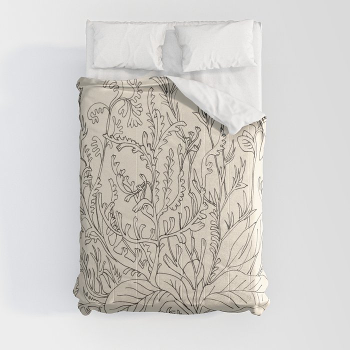 Meadow in Ink   Comforter