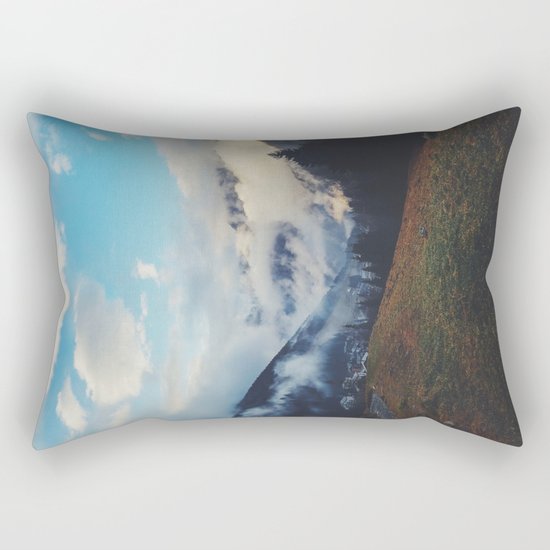 Valley in the spring Rectangular Pillow
