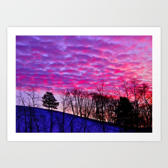 Winter Sunrise Art Print