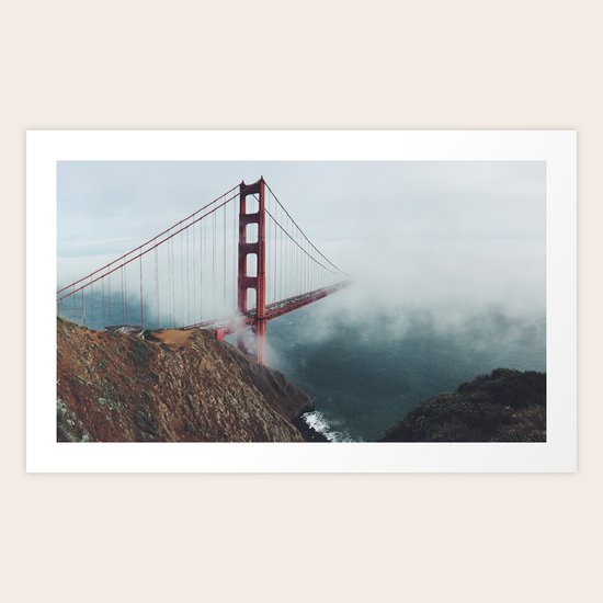 Floating Bridge Art Print