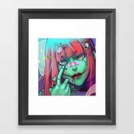 zombie Framed Art Print