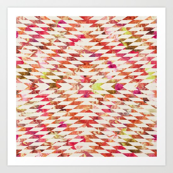 FLORAL EXPLOSION Art Print