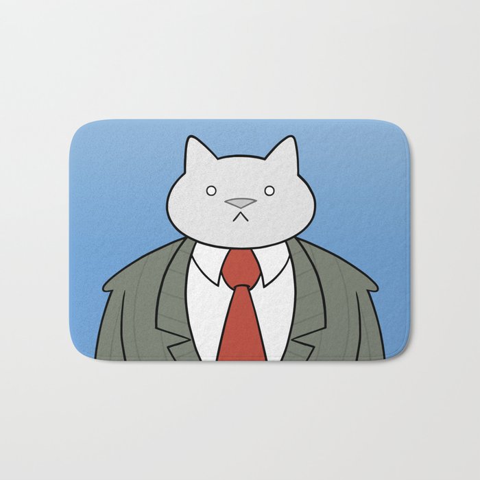 Business Cat Bath Mat