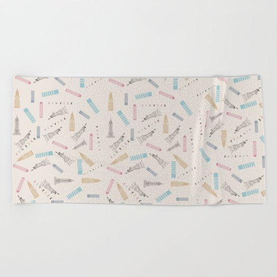 new York Beach Towel