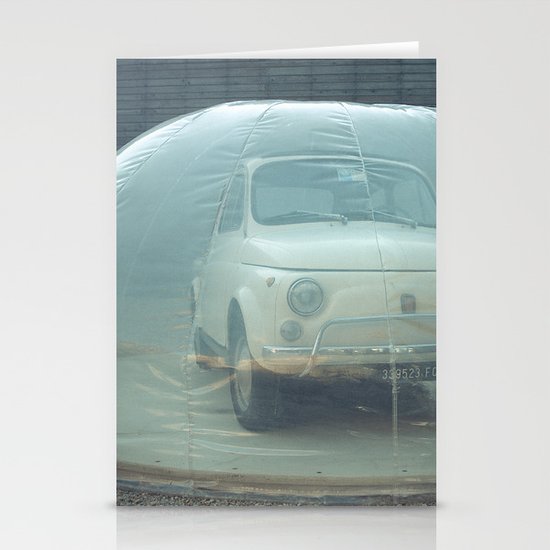 bubble car Stationery Cards
