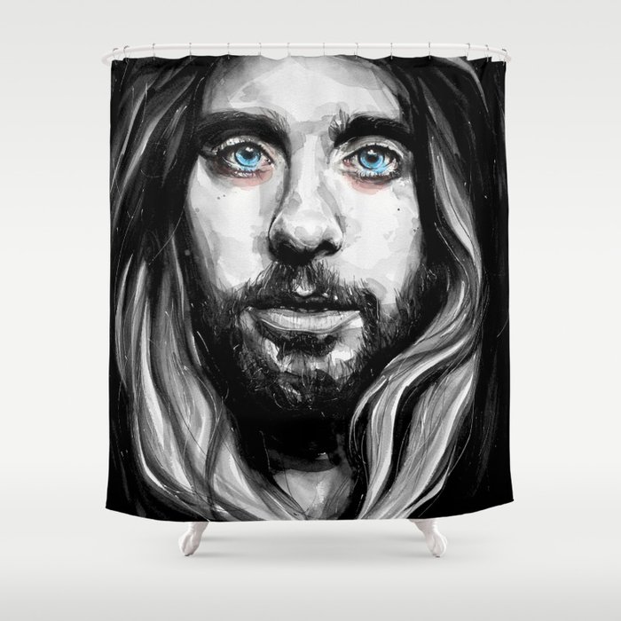 Jared Leto Shower Curtain By Clarae Society6