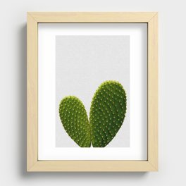 Heart Cactus Recessed Framed Print