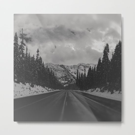 December Road Trip in the Pacific Northwest Metal Print