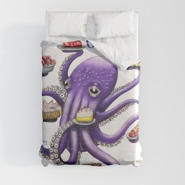 "Octo Pie" - Octopus Baker Duvet Cover