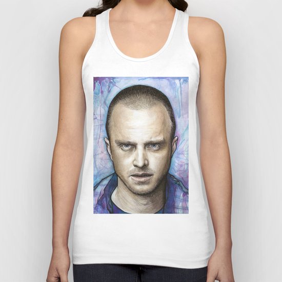 Jesse Pinkman Portrait Unisex Tank Top