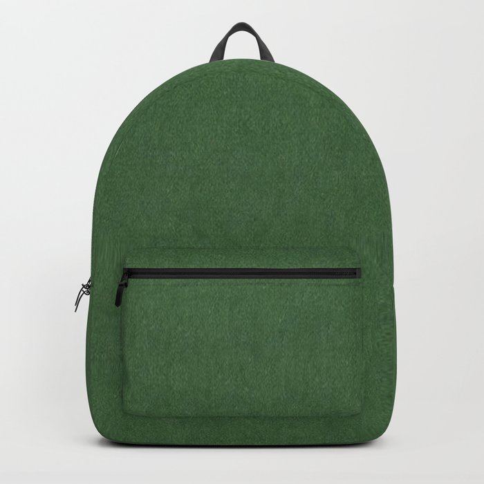 Green shop velvet backpack