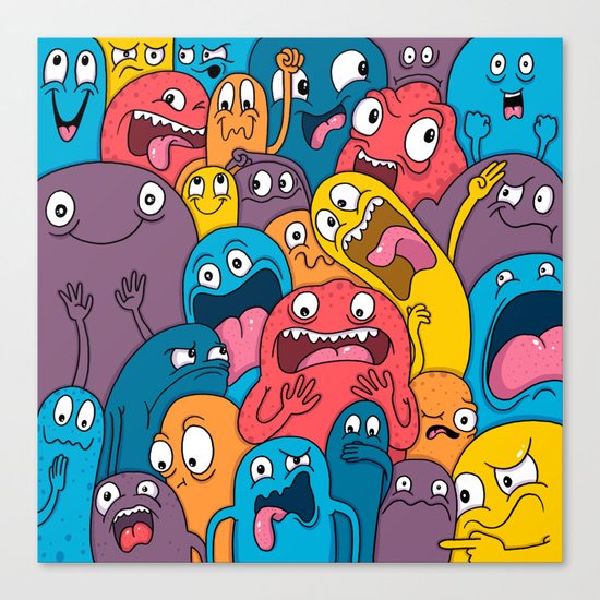 Weird Bros Canvas Print