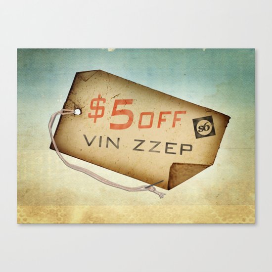 vin zzep Link Only Canvas Print