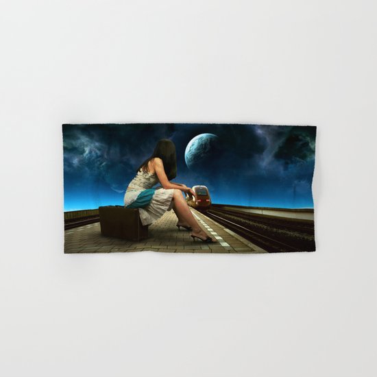 Midnight Train Hand & Bath Towel