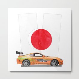 F&F Celica Metal Print | Car, Drawing, Furious, 2Jz, Movie, Icon, Fast, Awesome, Dream, Jdm 