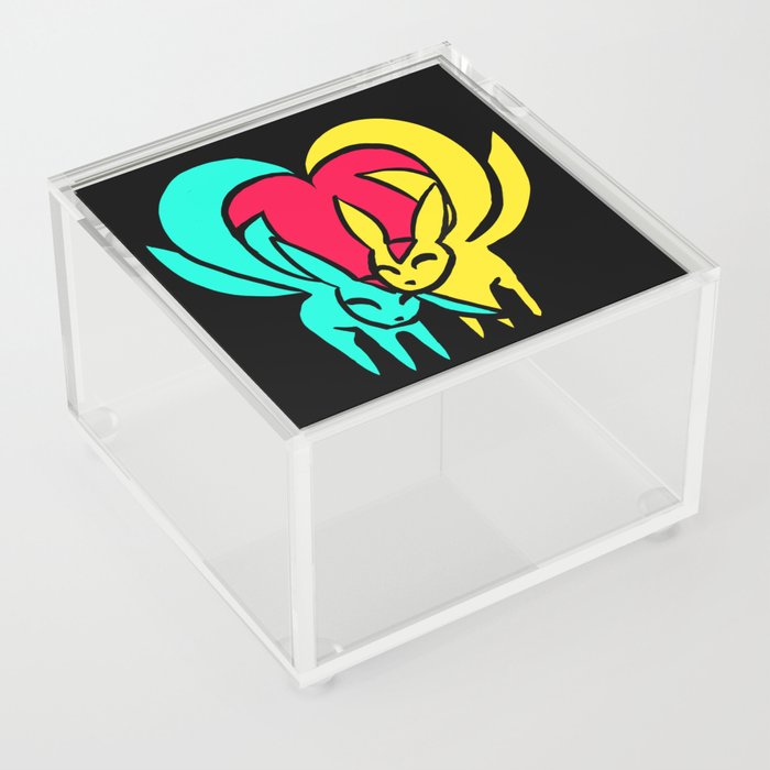 Carbuncle Heart Acrylic Box