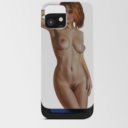 Вeautiful naked woman iPhone Card Case