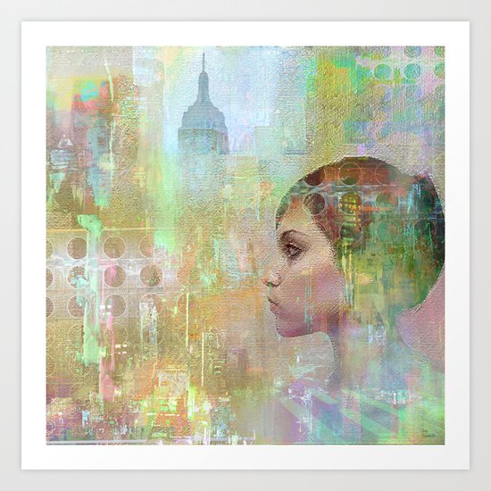 if you go away Art Print