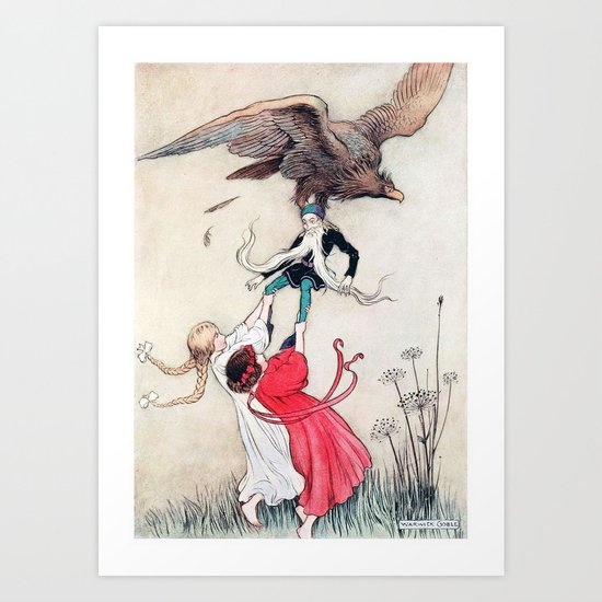 Compassionate Children Illustration Art Print