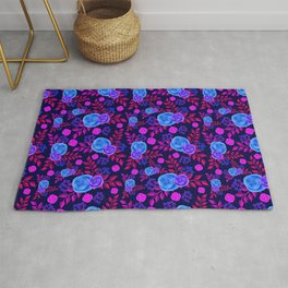 Floral Repeat Pattern 18 Area & Throw Rug
