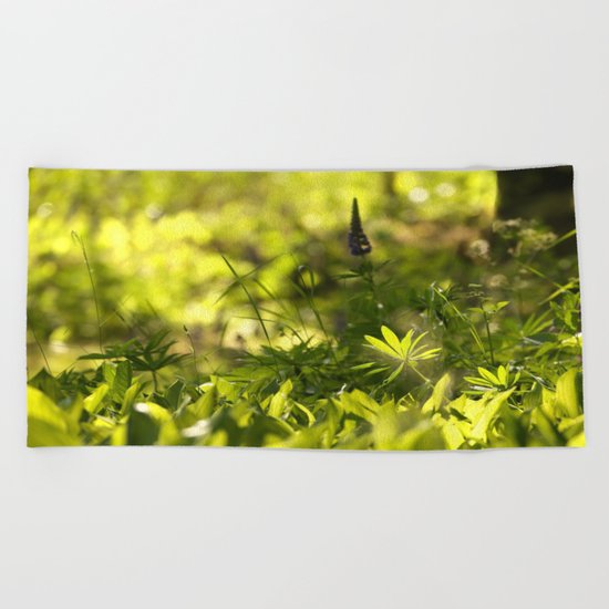 In The Summer Forest Beach Towel
