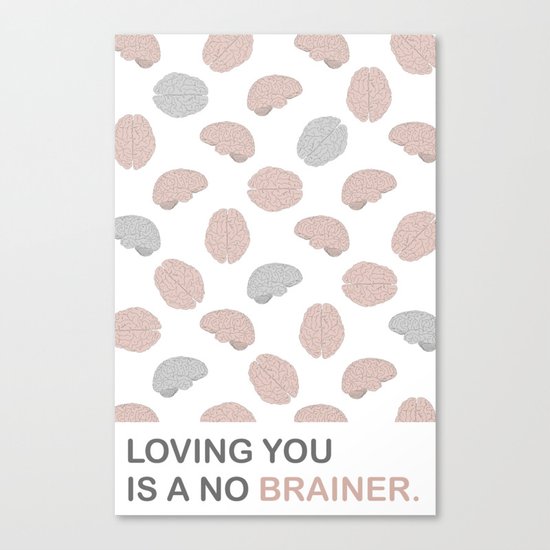 No brainer Canvas Print