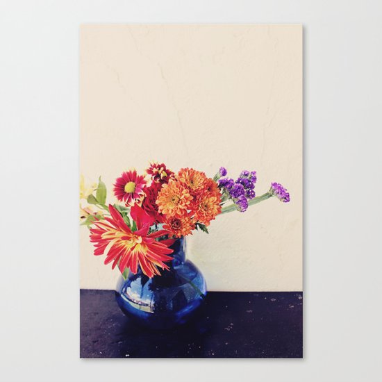 Sunny Flowers Canvas Print