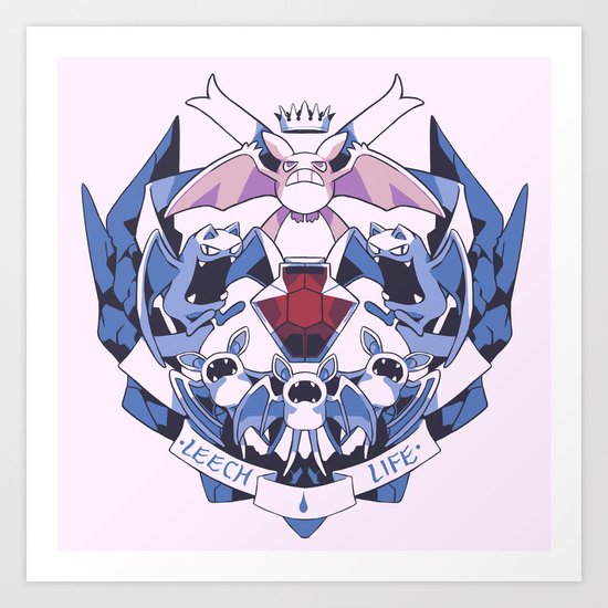 LEECH LIFE Art Print
