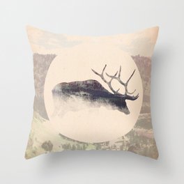 Elk Throw Pillow