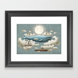 Ocean Meets Sky Framed Art Print