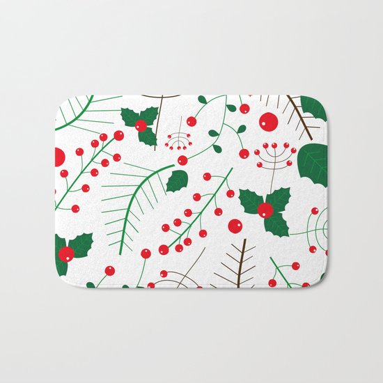 mistletoe Bath Mat
