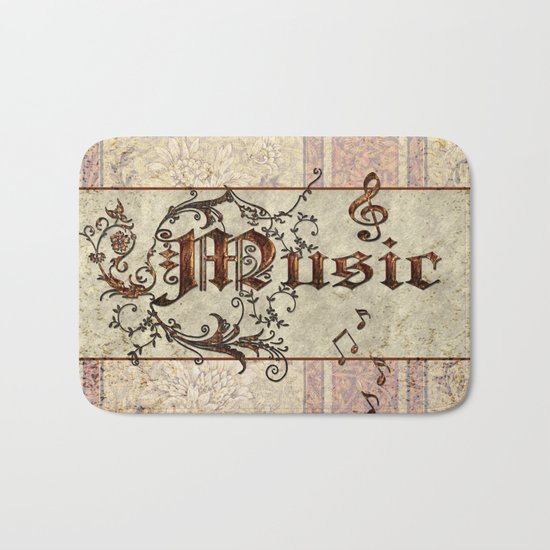 Music Bath Mat