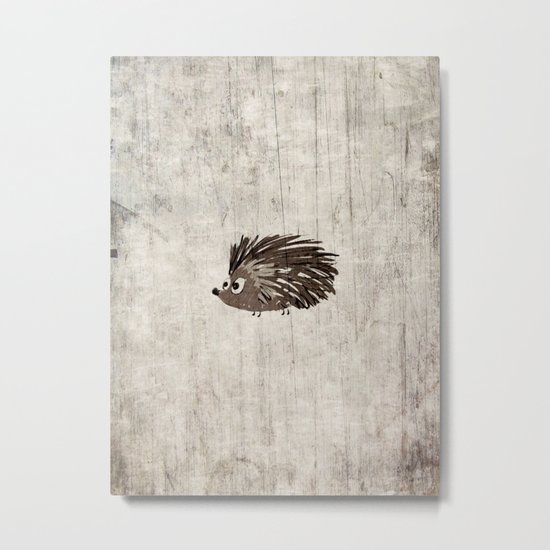 Hedgehog Metal Print