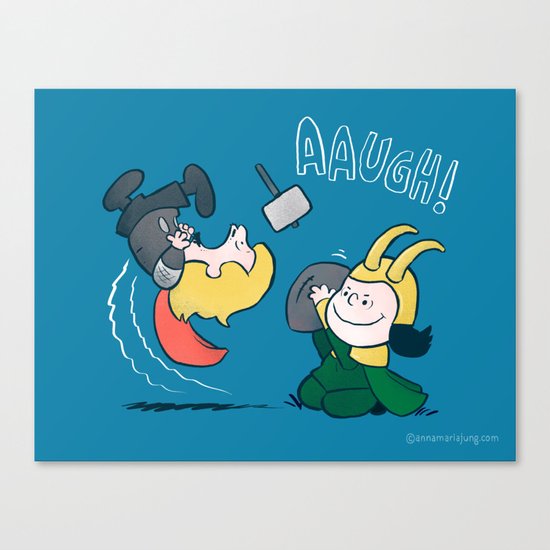 Loki's nuts Canvas Print