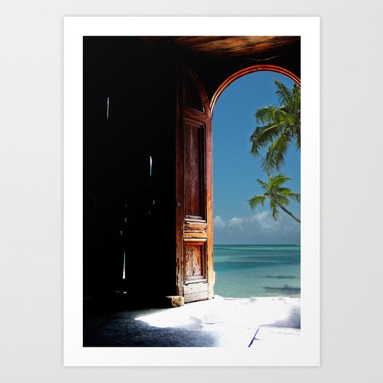 Doorway to Tropical Dreams Art Print