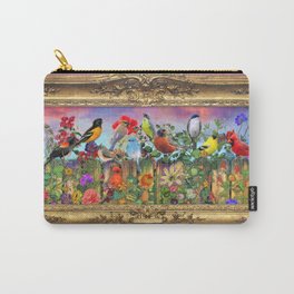 Birds and Blooms Carry-All Pouch