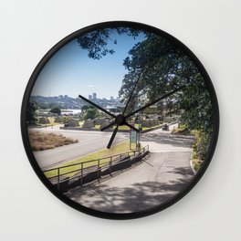Campsite Driveway Wall Clock