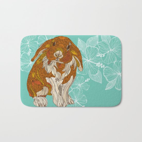 Hello little bunny Bath Mat