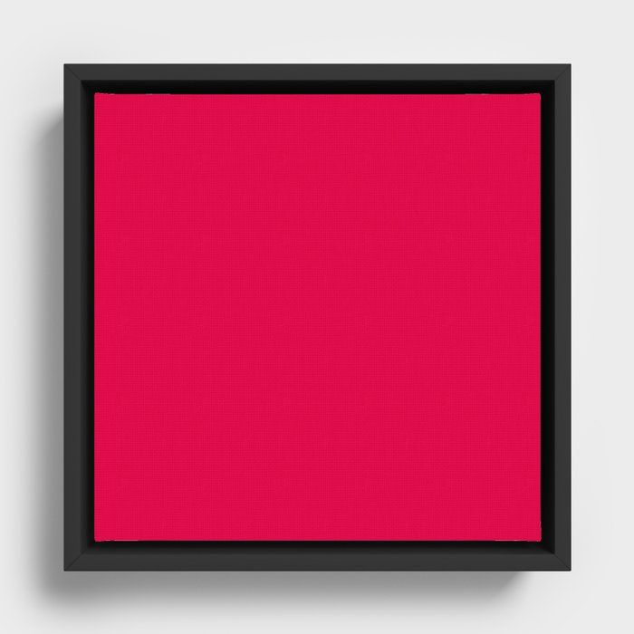 Cherry Velvet Framed Canvas