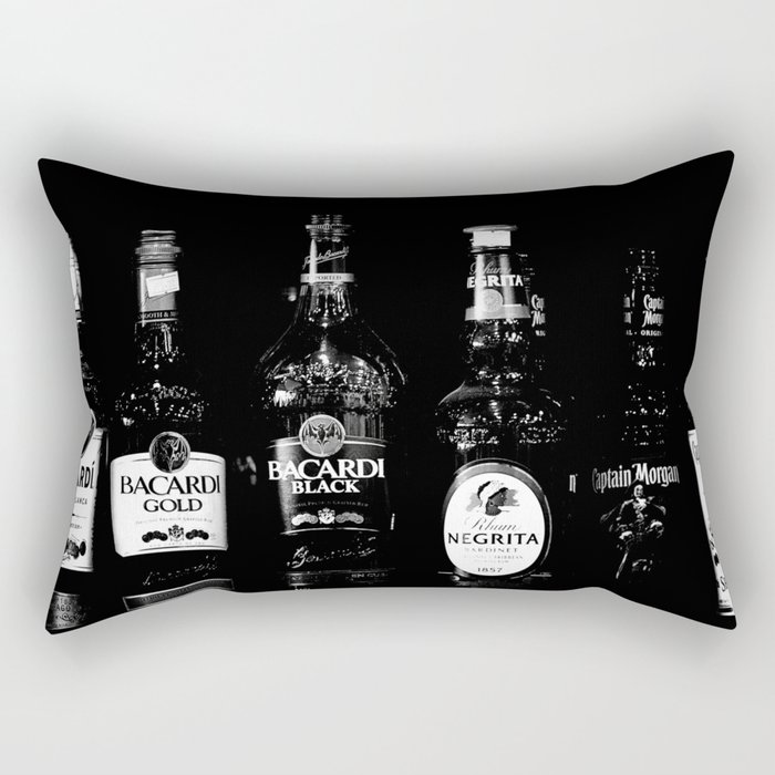 Liquor Store - B&W Rectangular Pillow