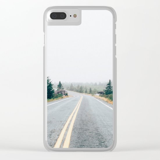 Nature drive Clear iPhone Case